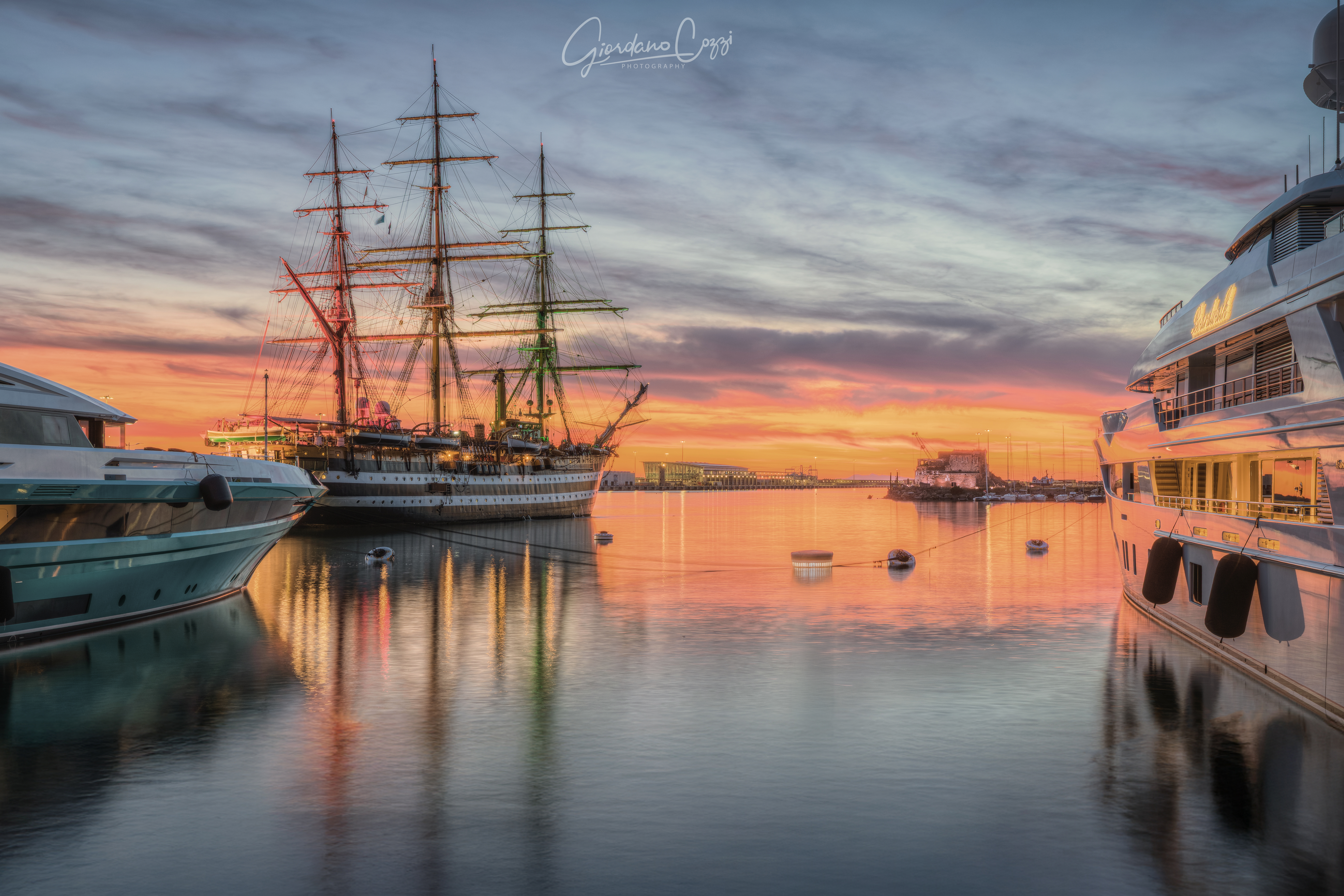 Amerigo Vespucci al tramonto 